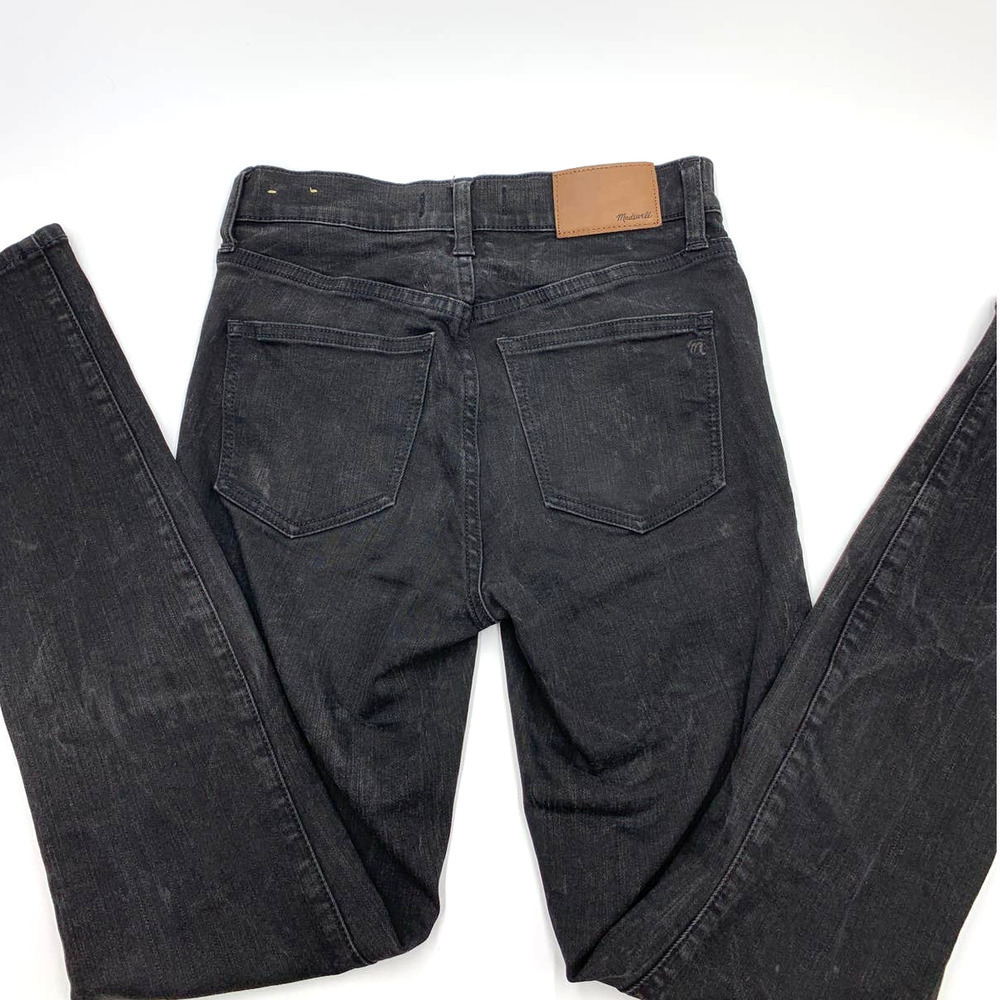 Madewell 9" High Riser Skinny Black Jeans size 25 - Picture 6 of 9